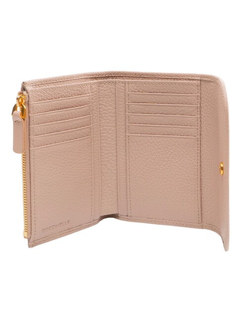 DEW Cartera con monedero, de piel. rosetas - Carteras Mujer