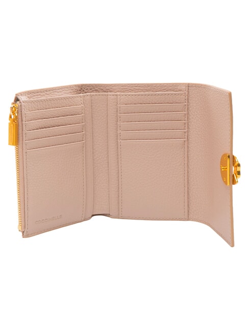 BINXIE Cartera con monedero, de piel. rosetas - Carteras Mujer