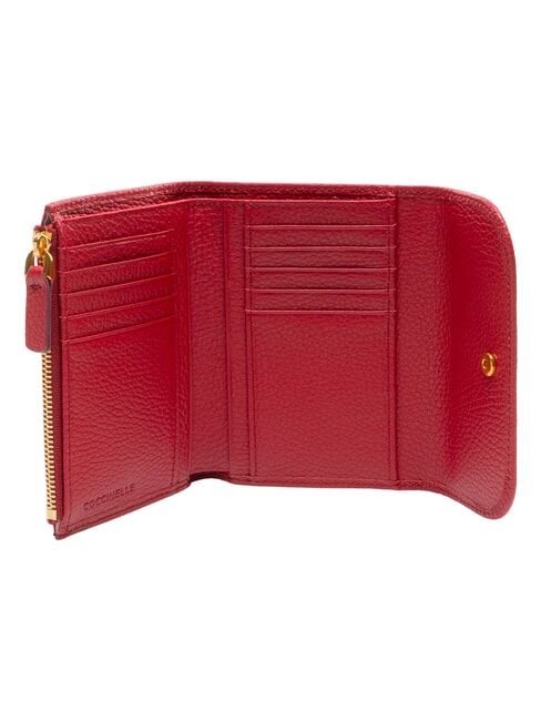 DEW Cartera con monedero, de piel. sangr&iacute;a - Carteras Mujer