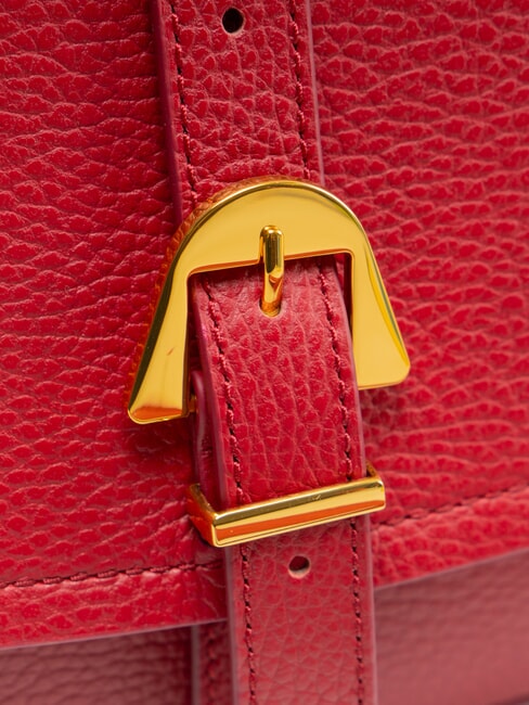 MAGALU Minibolso de hombro, de piel. sangr&iacute;a - Bolsos Mujer