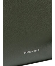 COCCINELLE AGATEA Bolso de hombro de piel algas - Bolsos Mujer - 3