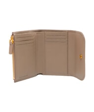 COCCINELLE DEW Cartera compacta de cuero topo c&aacute;lido - Carteras Mujer - 2