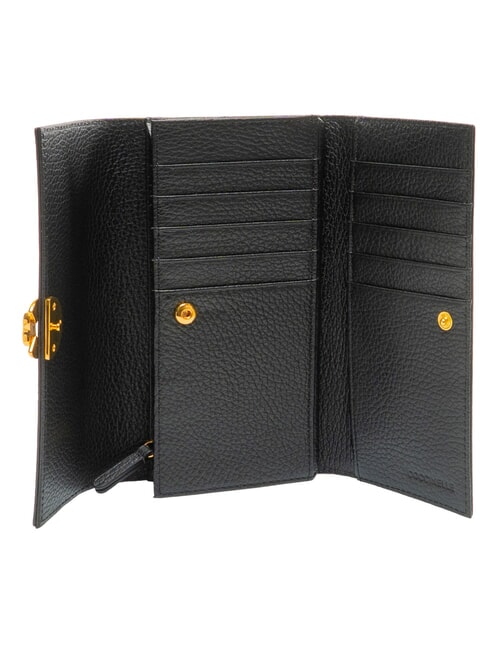 BINXIE Cartera grande de cuero negro - Carteras Mujer