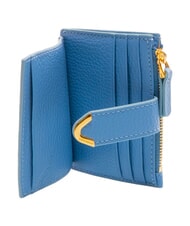 COCCINELLE DEW Tarjetero de cuero azul - Carteras Mujer - 2