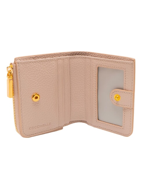 MYRINE Cartera compacta de cuero rosetas - Carteras Mujer