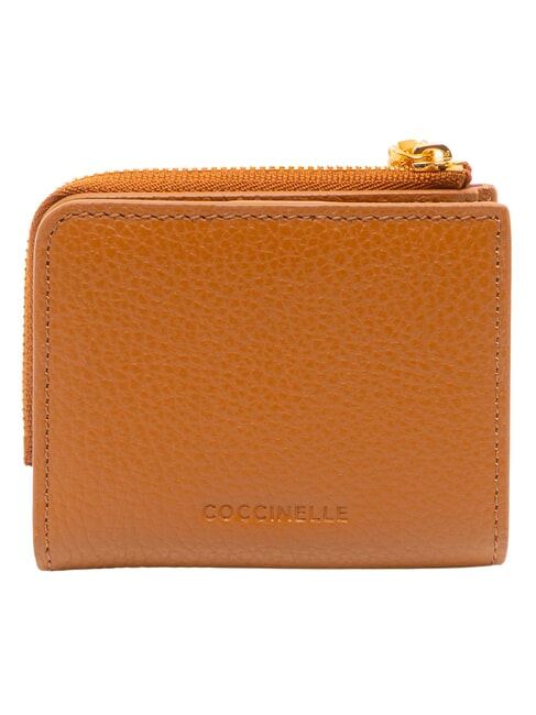 MYRINE Cartera compacta de cuero CUIR - Carteras Mujer