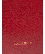 COCCINELLE SAGITTA Bolso de hombro de piel sangr&iacute;a - Bolsos Mujer - 3