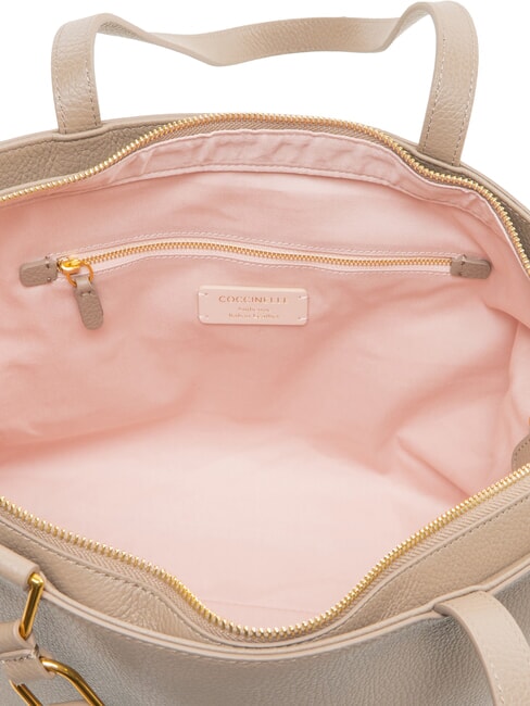 SAGITTA Bolso de hombro de piel topo c&aacute;lido - Bolsos Mujer