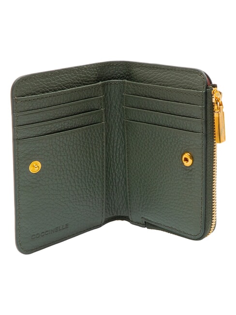 BINXIE Cartera compacta de cuero algas - Carteras Mujer
