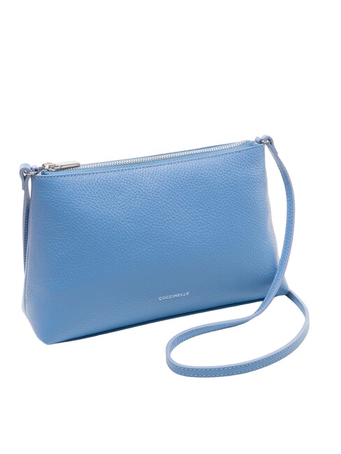 AGATEA Bolso de hombro de piel azul - Bolsos Mujer