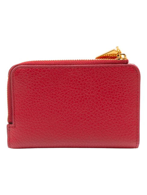 BINXIE Cartera compacta de cuero sangr&iacute;a - Carteras Mujer