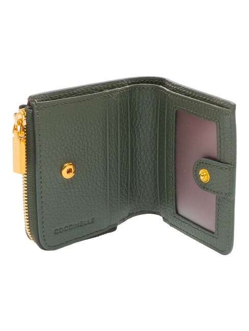 MYRINE Cartera compacta de cuero algas - Carteras Mujer