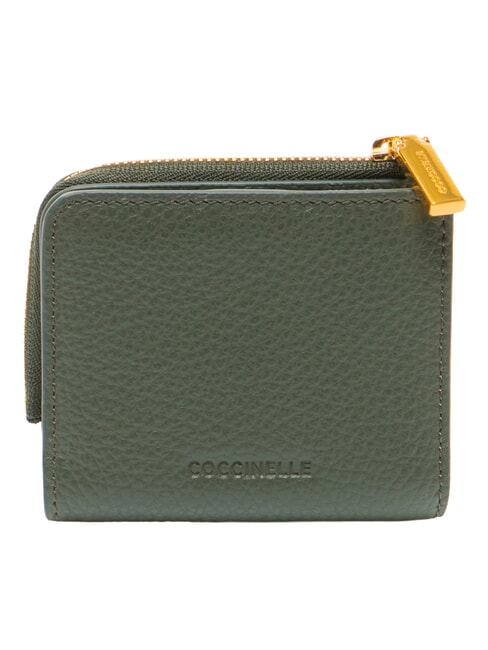 MYRINE Cartera compacta de cuero algas - Carteras Mujer