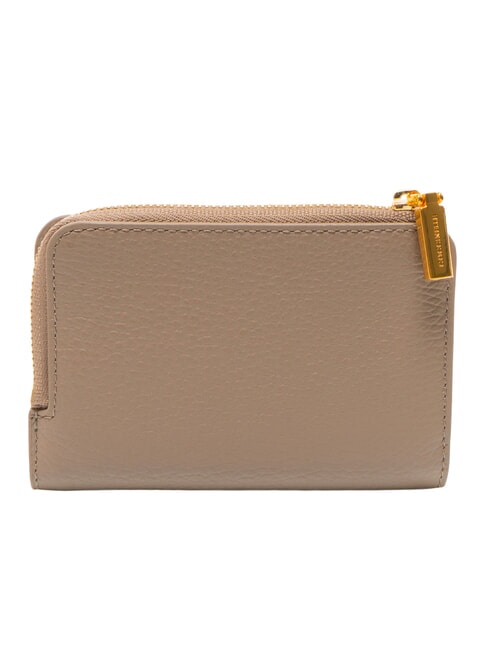 BINXIE Cartera compacta de cuero topo c&aacute;lido - Carteras Mujer