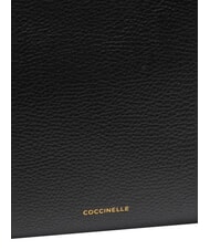 COCCINELLE SAGITTA Bolso de hombro de piel negro - Bolsos Mujer - 3