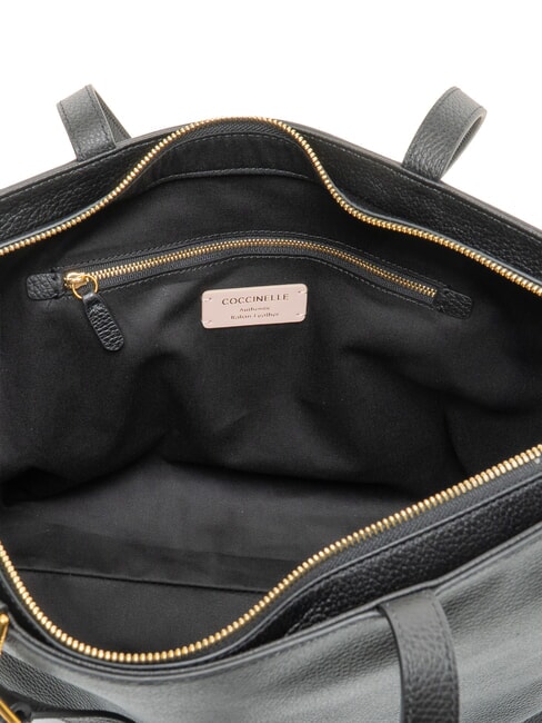 SAGITTA Bolso de hombro de piel negro - Bolsos Mujer