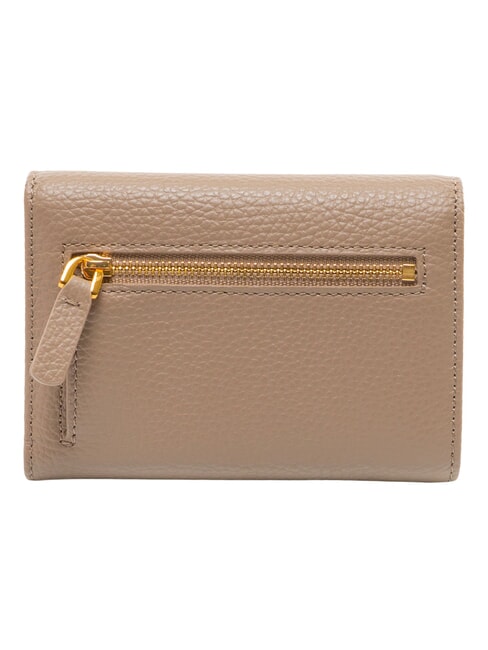 DEW Cartera con monedero, de piel. topo c&aacute;lido - Carteras Mujer
