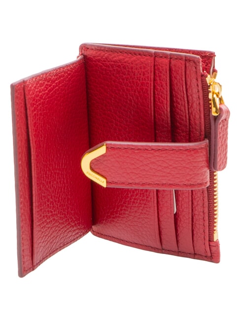 DEW Tarjetero de cuero sangr&iacute;a - Carteras Mujer