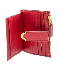 COCCINELLE DEW Tarjetero de cuero sangr&iacute;a - Carteras Mujer - 2