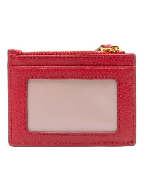 DEW Tarjetero de cuero sangr&iacute;a - Carteras Mujer
