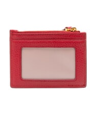 COCCINELLE DEW Tarjetero de cuero sangr&iacute;a - Carteras Mujer - 3