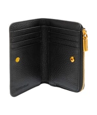 COCCINELLE BINXIE Cartera compacta de cuero negro - Carteras Mujer - 2