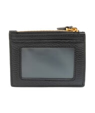 COCCINELLE DEW Tarjetero de cuero negro - Carteras Mujer - 3