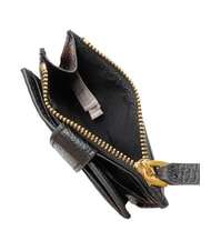 COCCINELLE DEW Tarjetero de cuero negro - Carteras Mujer - 4