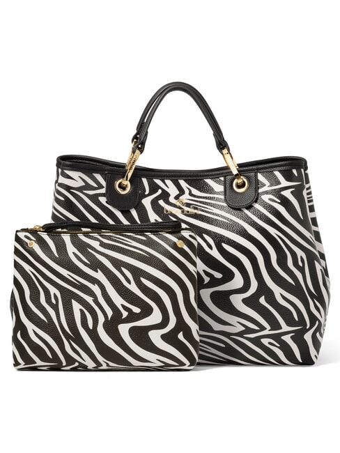 BETH SPECIAL Bolso grande con clutch cebra - Bolsos Mujer
