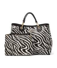 BRACCIALINI BETH SPECIAL Bolso grande con clutch cebra - Bolsos Mujer - 2
