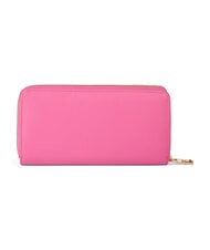 BRACCIALINI BASIC Cartera de cuero con cremallera fucsia - Carteras Mujer - 2