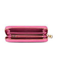 BRACCIALINI BASIC Cartera de cuero con cremallera fucsia - Carteras Mujer - 3