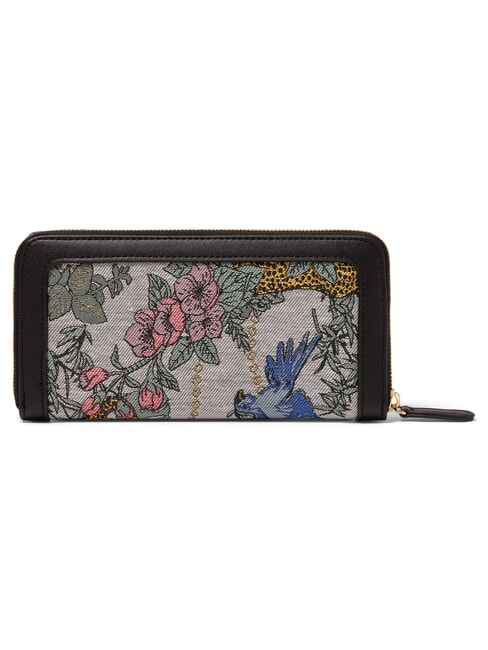 JACQUARD Cartera con cremallera multicolor gris - Carteras Mujer
