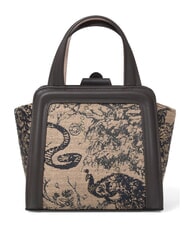 BRACCIALINI CARPET Bolso de mano con correa para el hombro. marr&oacute;n - Bolsos Mujer - 3