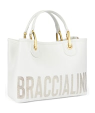 BRACCIALINI BETH SPECIAL Bolso de mano con correa para el hombro. blanco - Bolsos Mujer - 3