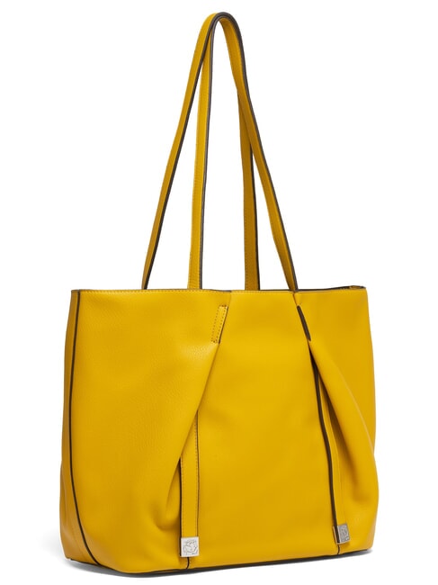 GIO Bolso shopper con bolsillo extra&iacute;ble amarillo - Bolsos Mujer