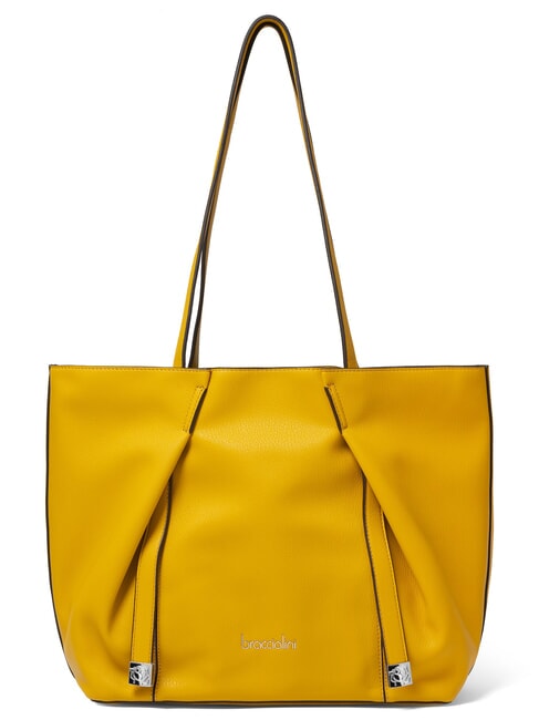 GIO Bolso shopper con bolsillo extra&iacute;ble amarillo - Bolsos Mujer