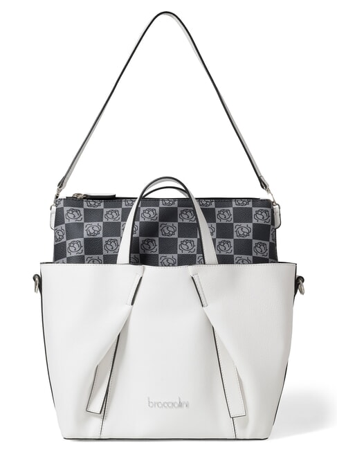 GIO Bolso con pochette extra&iacute;ble blanco - Bolsos Mujer
