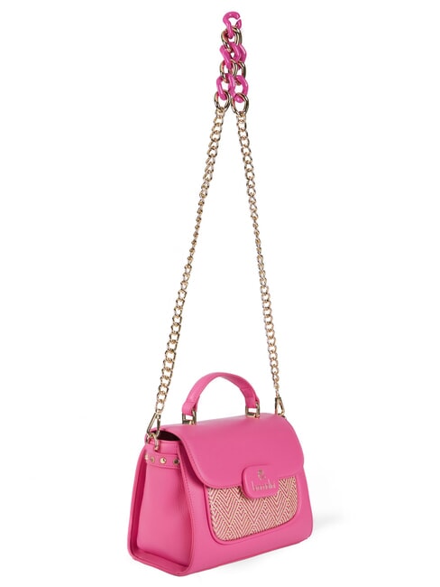CHAIN Bolso de mano con correa para el hombro. fucsia - Bolsos Mujer
