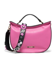 BRACCIALINI JASMINE  Bolso de mano, con bandolera, en piel fucsia/negro - Bolsos Mujer - 4