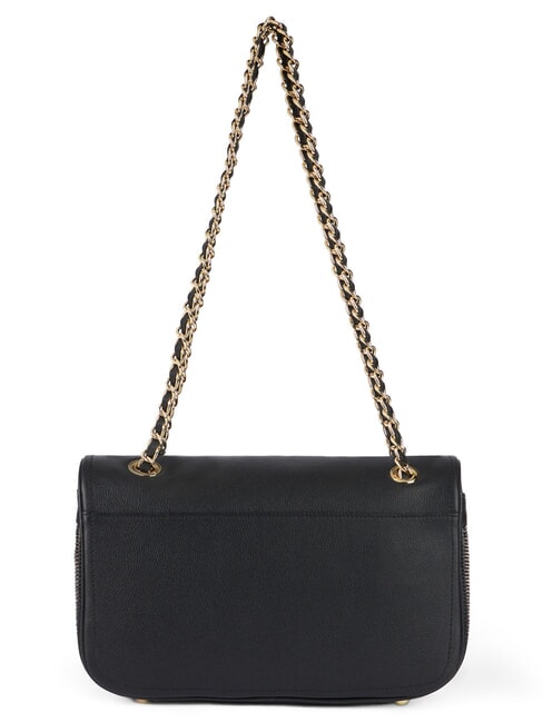 KIM Bolso convertible con malla met&aacute;lica negro - Bolsos Mujer