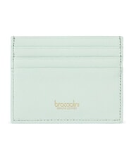 BRACCIALINI BASIC Tarjetero plano de cuero celestial - Carteras Mujer - 2