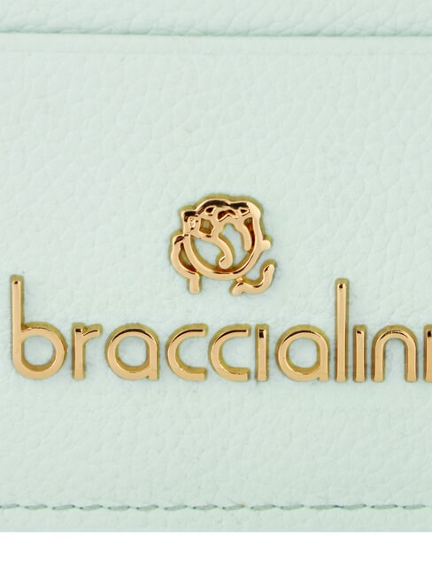 BASIC Tarjetero plano de cuero celestial - Carteras Mujer