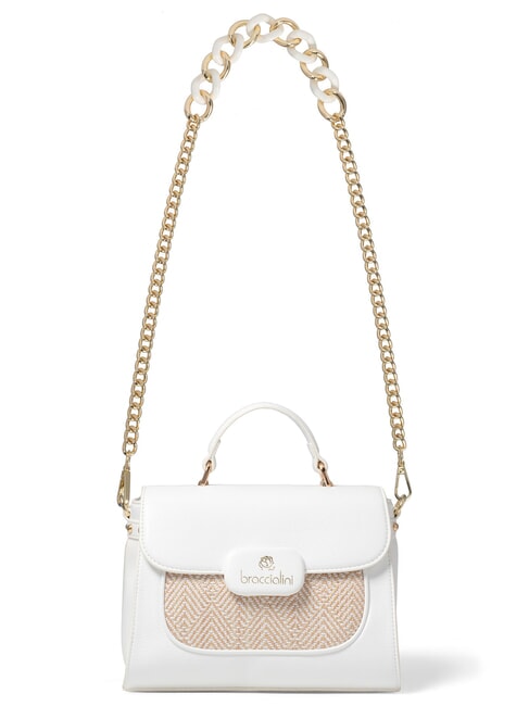 CHAIN Bolso de mano con correa para el hombro. blanco - Bolsos Mujer