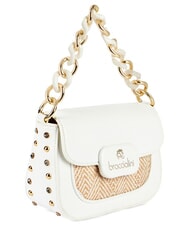 BRACCIALINI CHAIN Minibolso con correa para el hombro blanco - Bolsos Mujer - 2