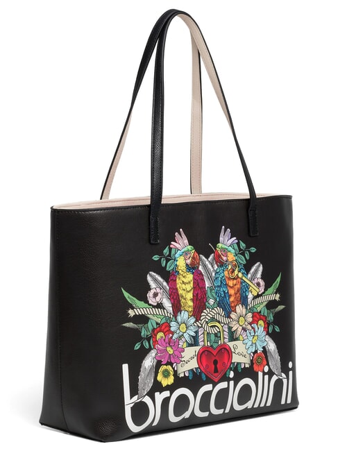 BRITNEY Bolso shopper de hombro loro/negro - Bolsos Mujer