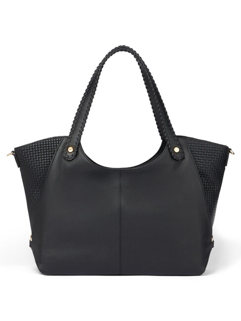 NAOMI Bolso de hombro de piel negro - Bolsos Mujer
