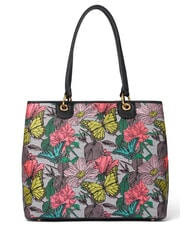 BRACCIALINI JACQUARD Bolso de hombro con correa para el hombro. negro m&uacute;ltiple - Bolsos Mujer - 3