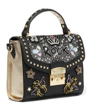 BRACCIALINI ROCK Minibolso con correa para el hombro negro - Bolsos Mujer - 2