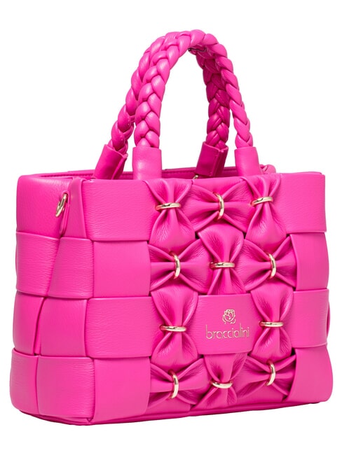 ICONS Bolso de mano con bandolera fucsia - Bolsos Mujer